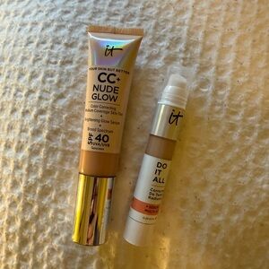IT Cosmetics CC+ Nude Glow Medium and Do It All Radiant Concealer
